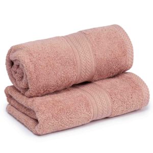 מגבת חלקה | צבע ורוד עתיק