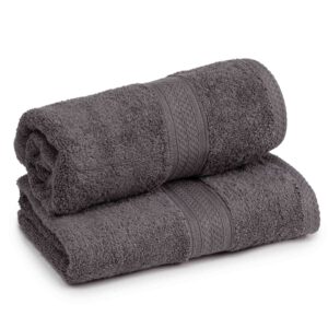 מגבת חלקה |צבע אפור