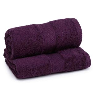 מגבת חלקה | צבע סגול