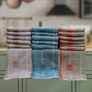 מגבות מטבח | דגם תפוחים