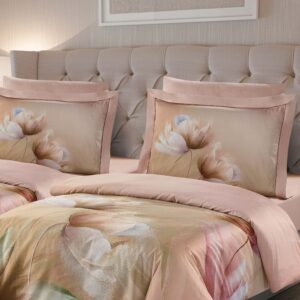 שנהב-048 חום פרחים